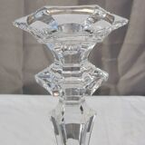 Large “bohemic crystal” candle holder