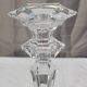 Large “bohemic crystal” candle holder