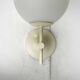 Swiss wall lamp from the modern space age of the mid-century by E.R. Nele for Temde, 1960s.