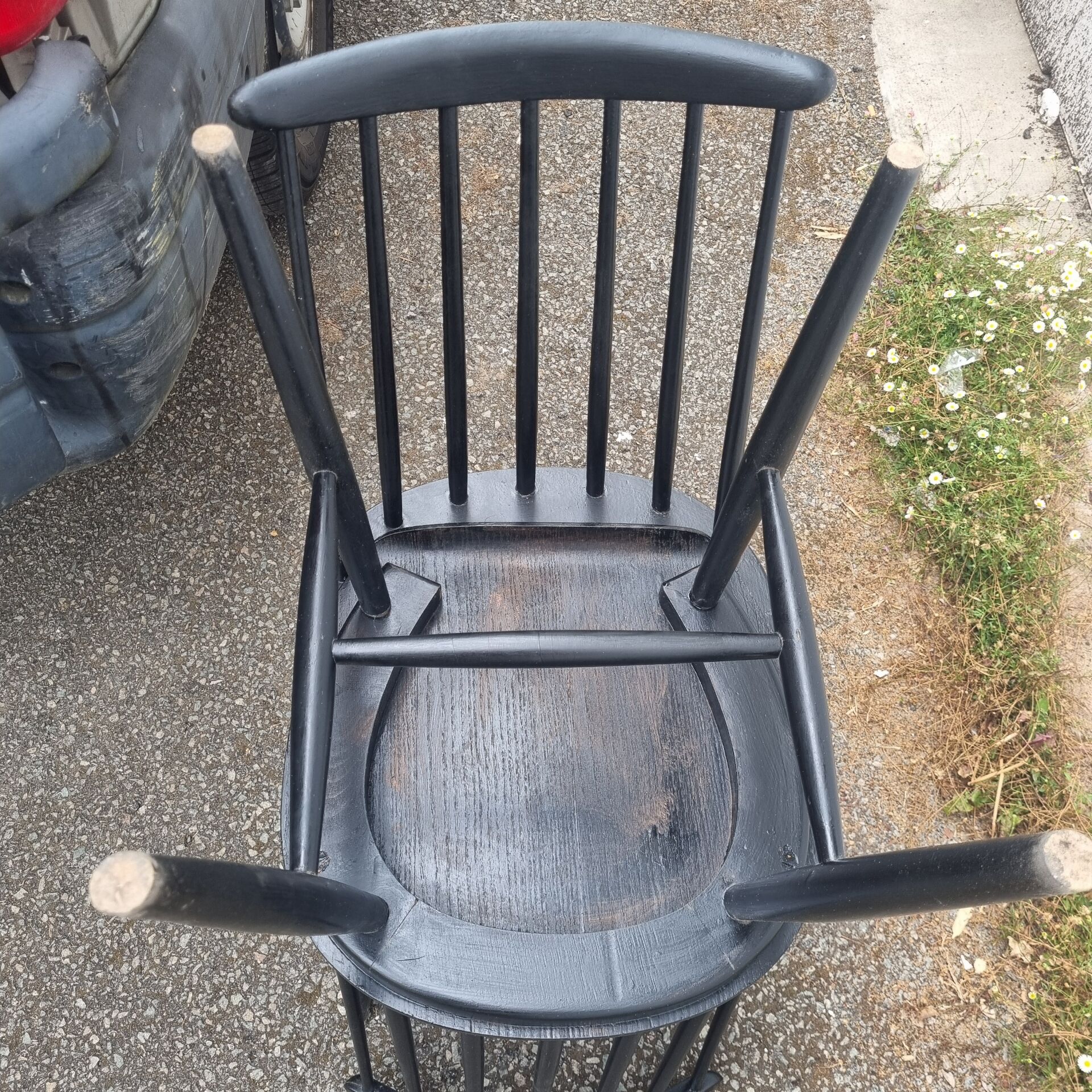 4 chaises scandinave Fanett Ilmari Tapiovara