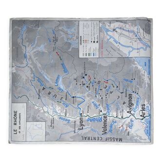 School map Rhône and Elevage