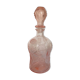 Pink glass decanter