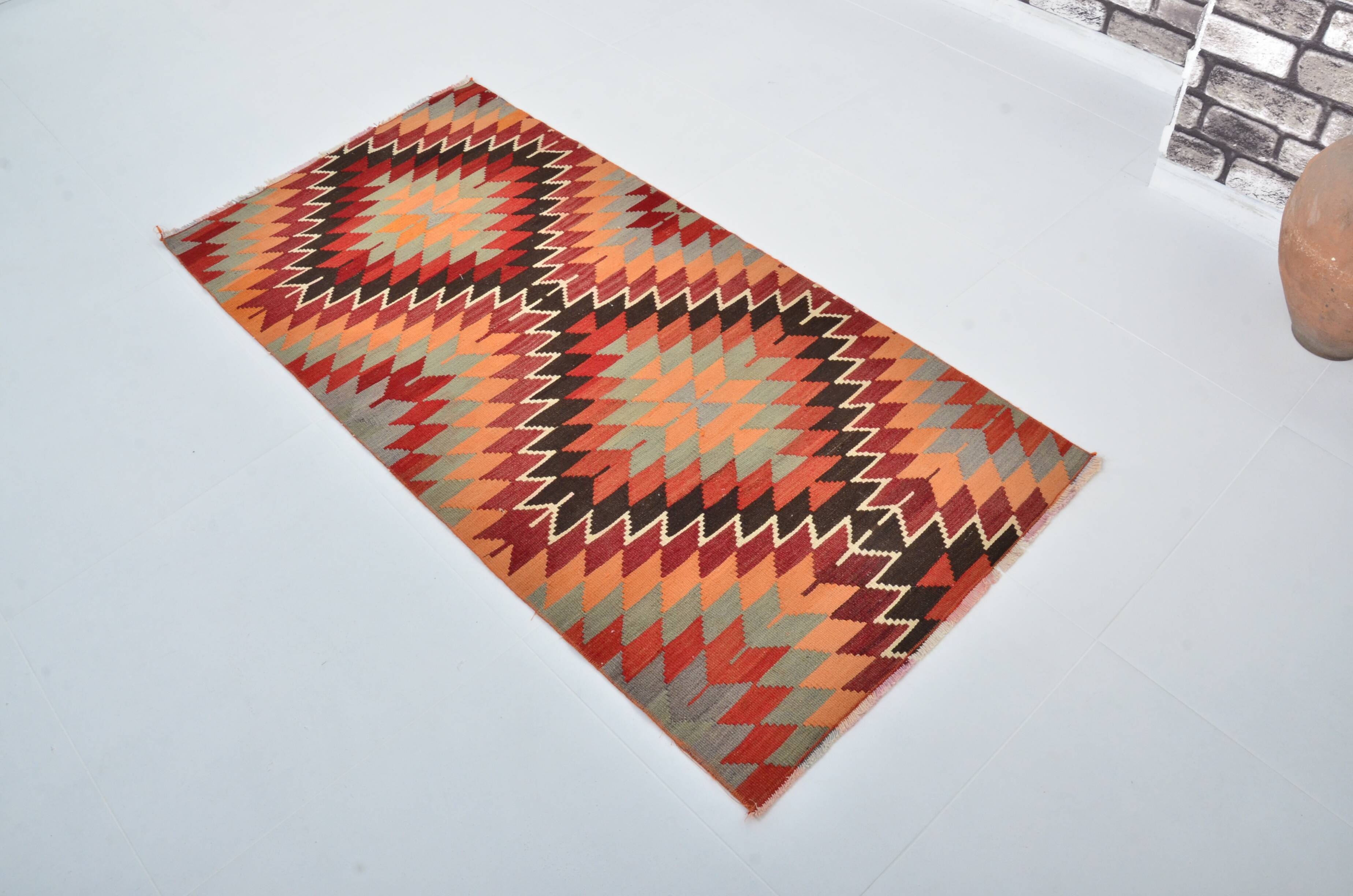 Decorative Oushak Vintage Kilim Rug sku 3409