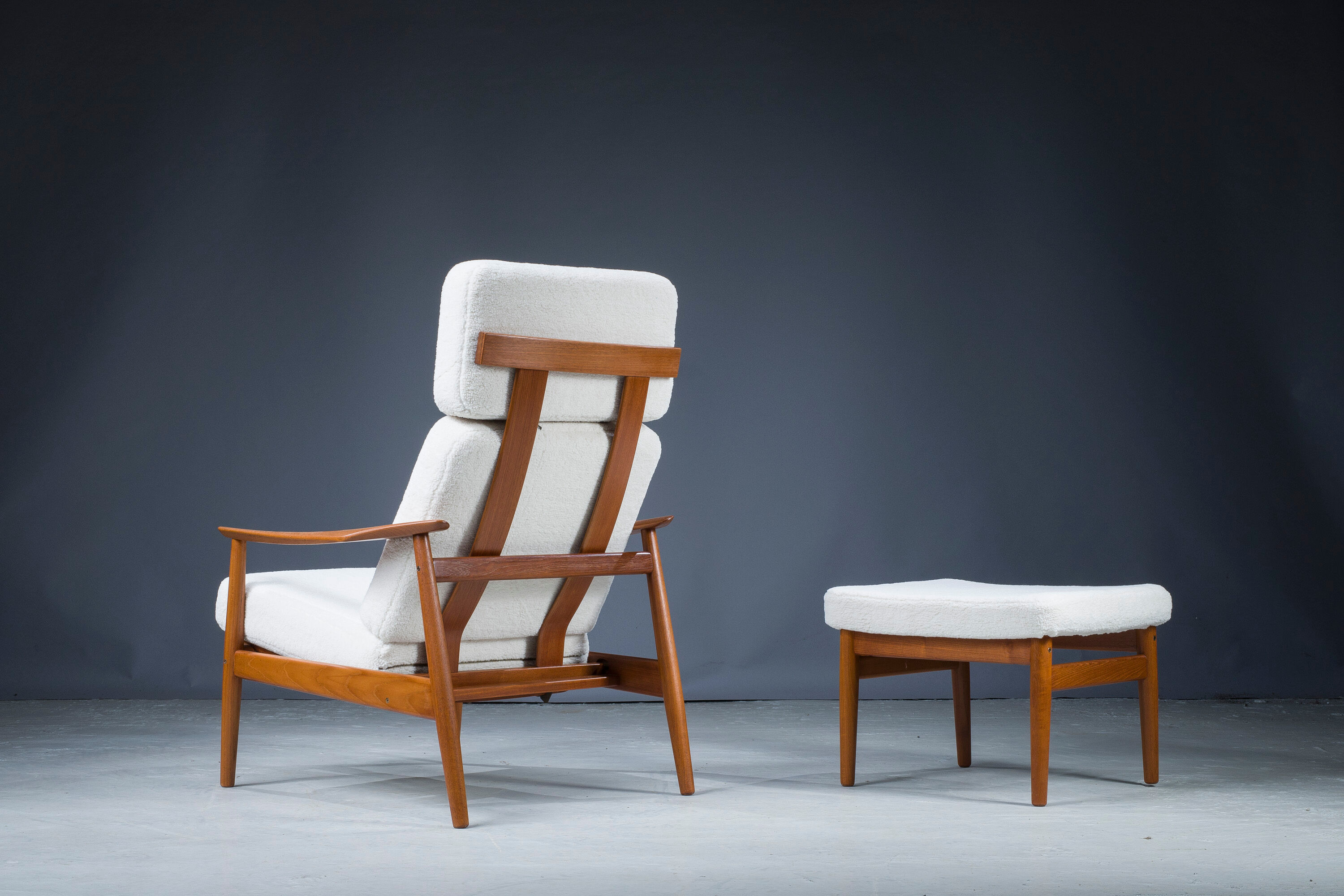 Armchair and ottoman by Arne Vodder for France & Søn