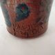 Ceramic vase Signed Dacier / Faque - Height 26.5cm