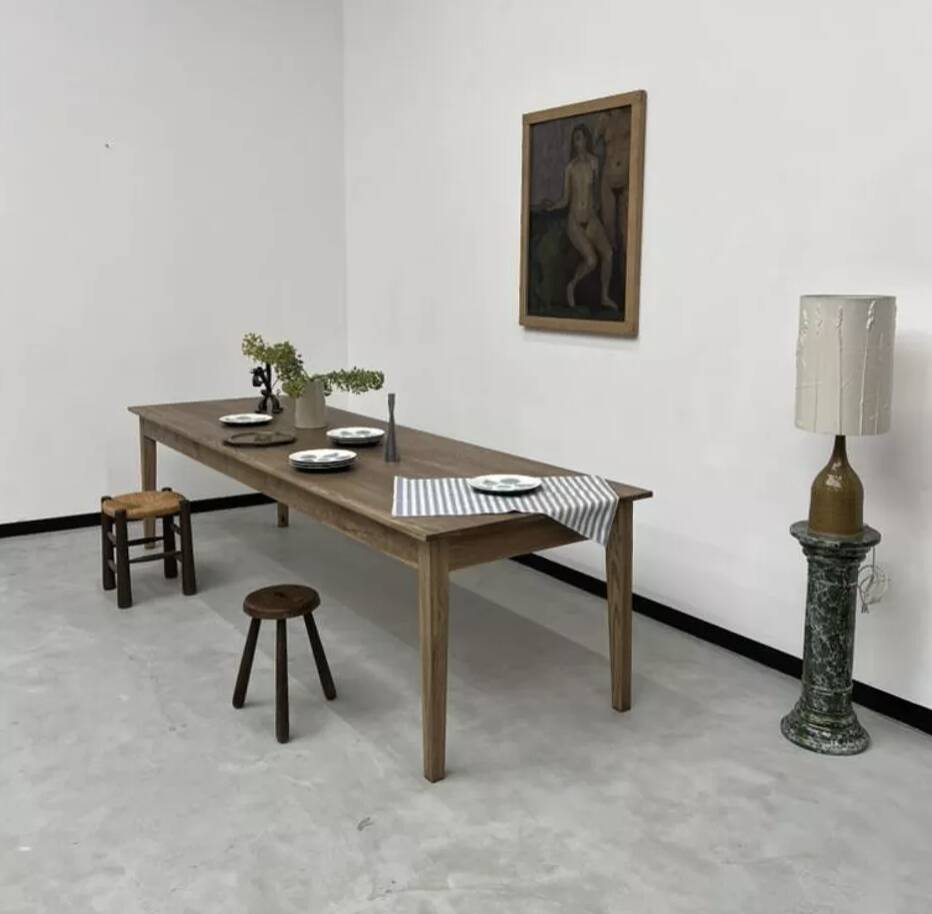 250 X 90 farmhouse table in contemporary edition