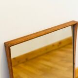 Scandinavian teak mirror 50x37cm