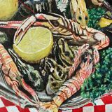Seafood painting