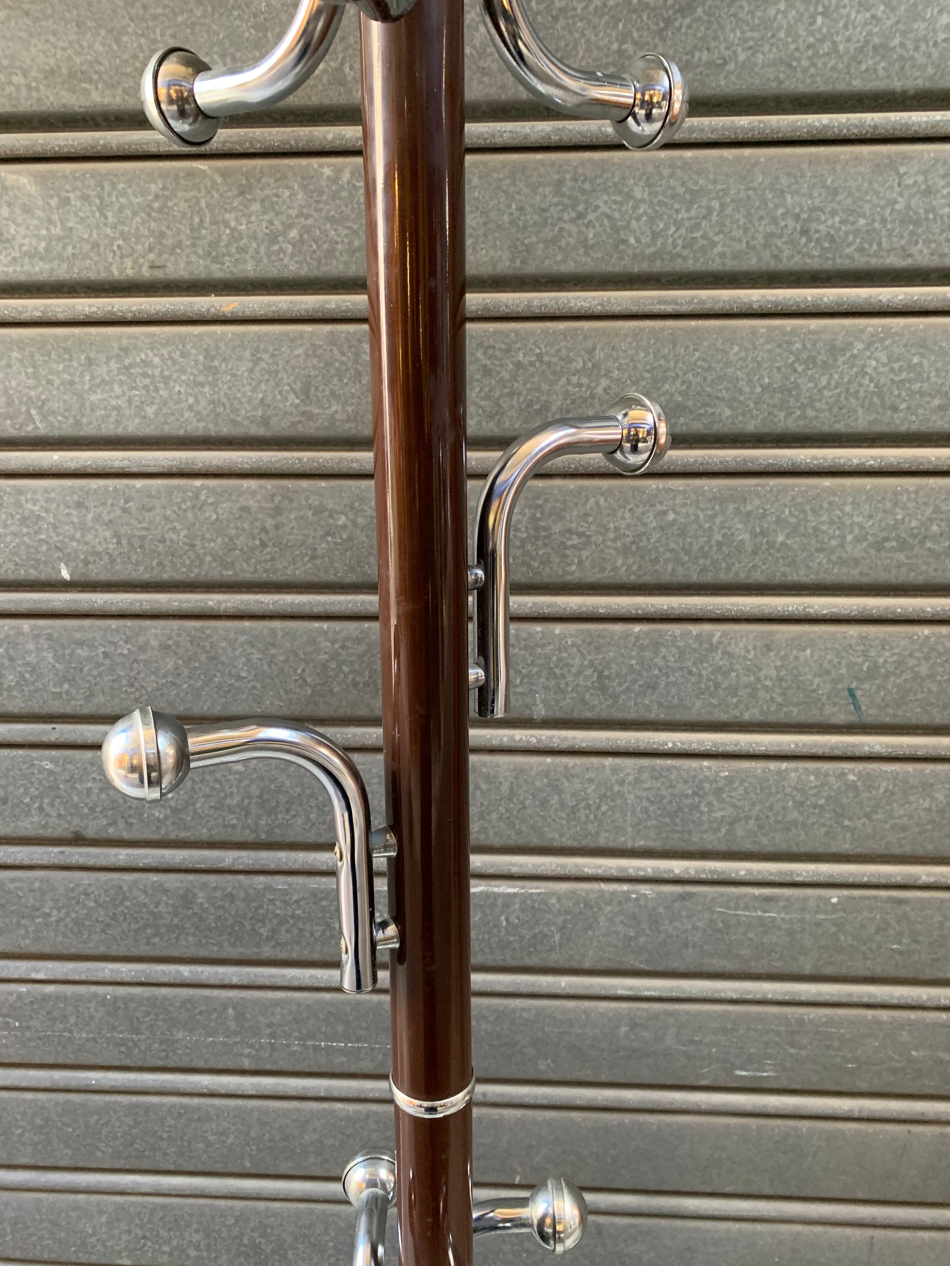 Marble base coat rack from the 1970s
