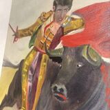 Peinture régionaliste tableau huile sur toile