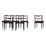 Rosewood Dining Chairs by H.W.Klein for Bramin, set of 6