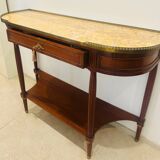 Louis XVI style mahogany console, 19th century