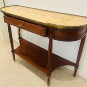 Louis XVI style mahogany console, 19th century