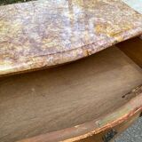 Curved secretary in Louis XV marquetry