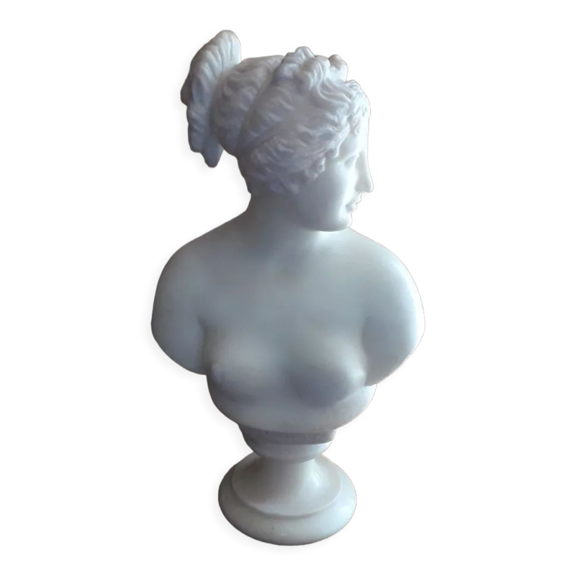 Alabaster bust after Antonio Canova