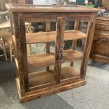 exotic wood counter display case