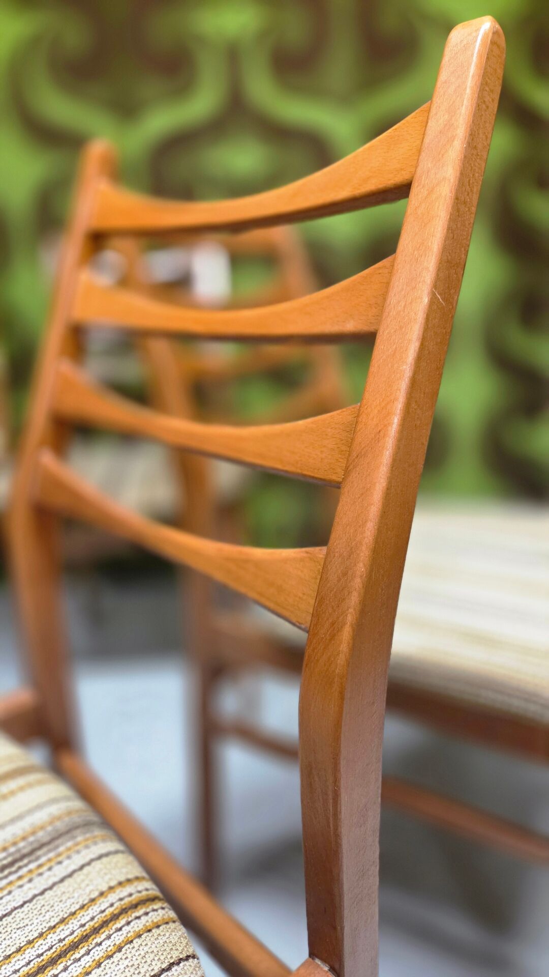 Set of 4 vintage Scandinavian chairs from the 60s/70s.