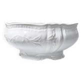 Vintage large salad bowl attributed to Bernardaud, Louvre model, Limoges porcelain.