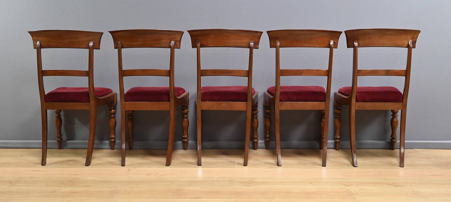 Set of 5 Mahogany Chairs, Victorian Period, England – Part 2