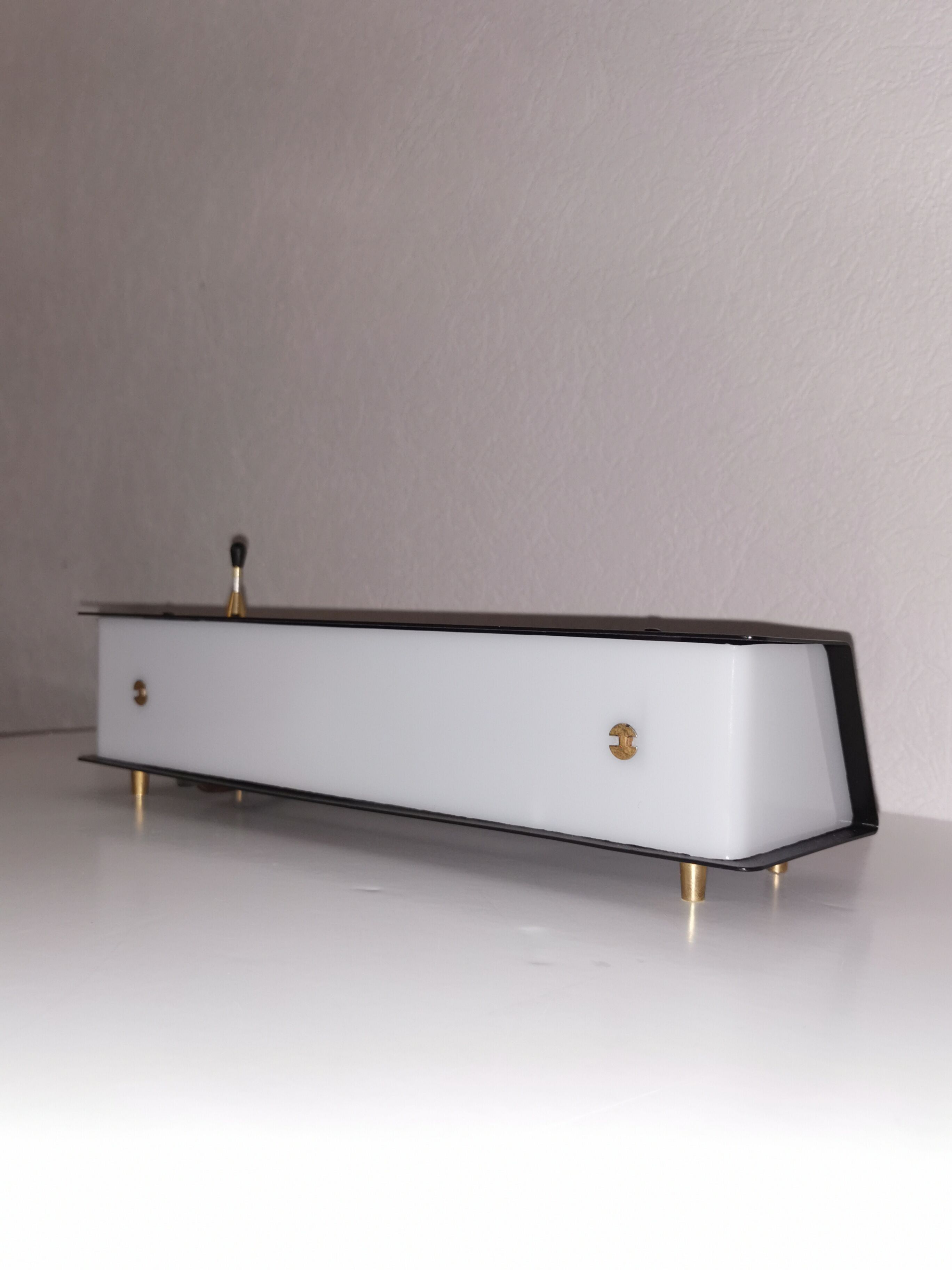 Arlus House metal plexiglass horizontal lamp, France, 1960