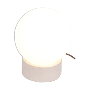 Lampe à poser opaline