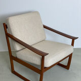 Danish FD 130 teak armchair by Peter Hvidt & Orla Mølgaard-Nielsen for France & Søn, 1960