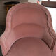 Fauteuil crapaud parme