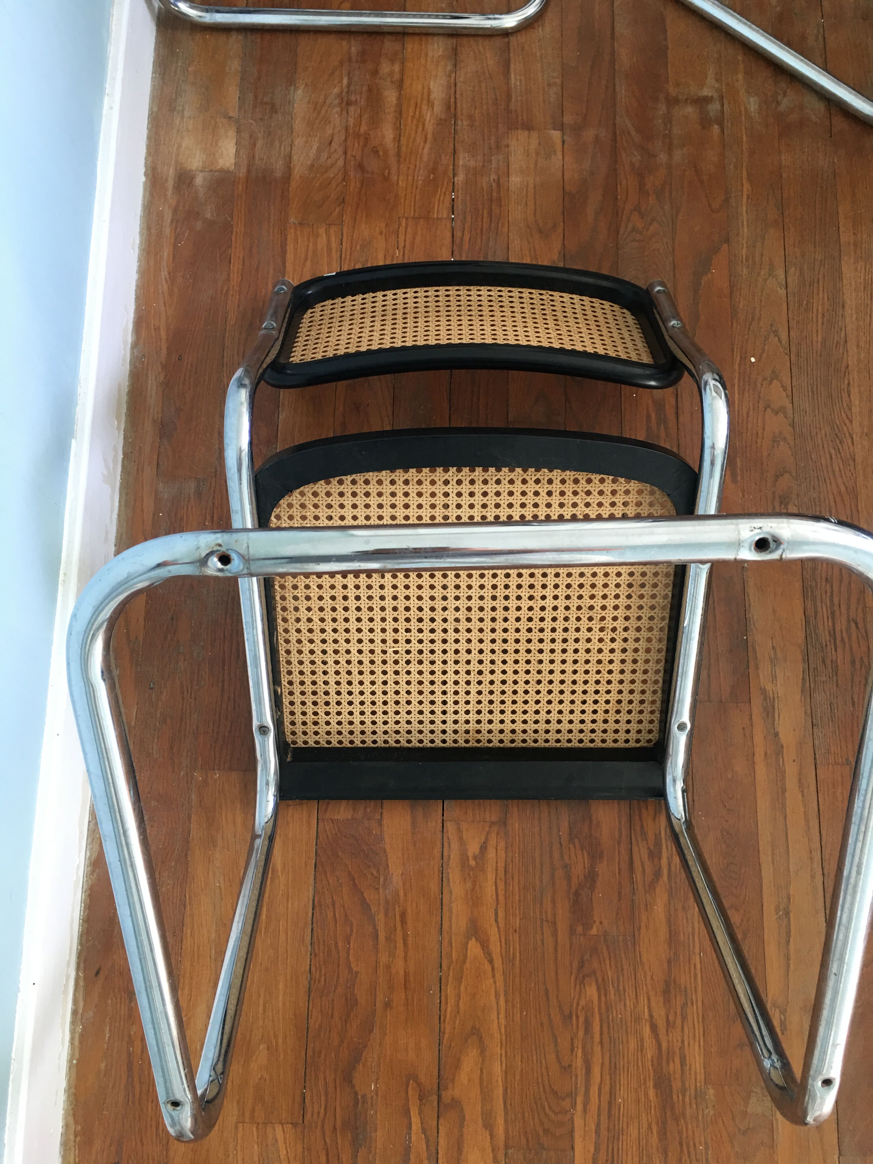Set of 4 chairs Cesca B32 Marcel Breuer
