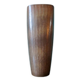 Stoneware vase in a range of browns, taupes and ochres by Gunnar Nylund for Rorstrand. Sweden 1960