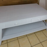 large coffee table with 4 drawers