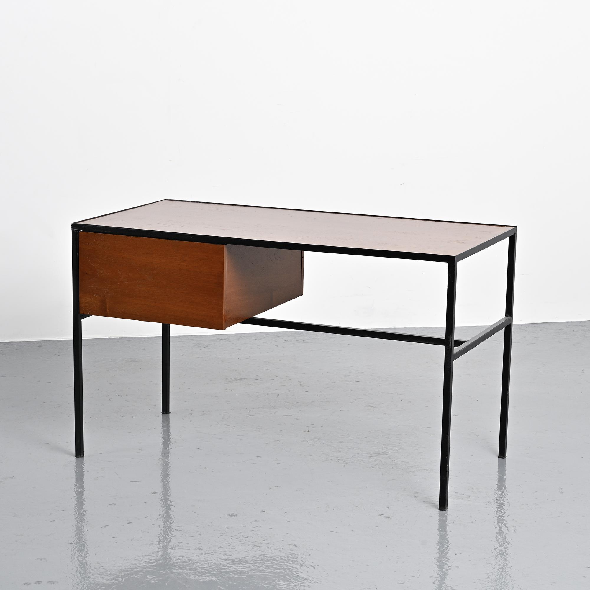 Metal and laminate desk, Meurop, 1960s