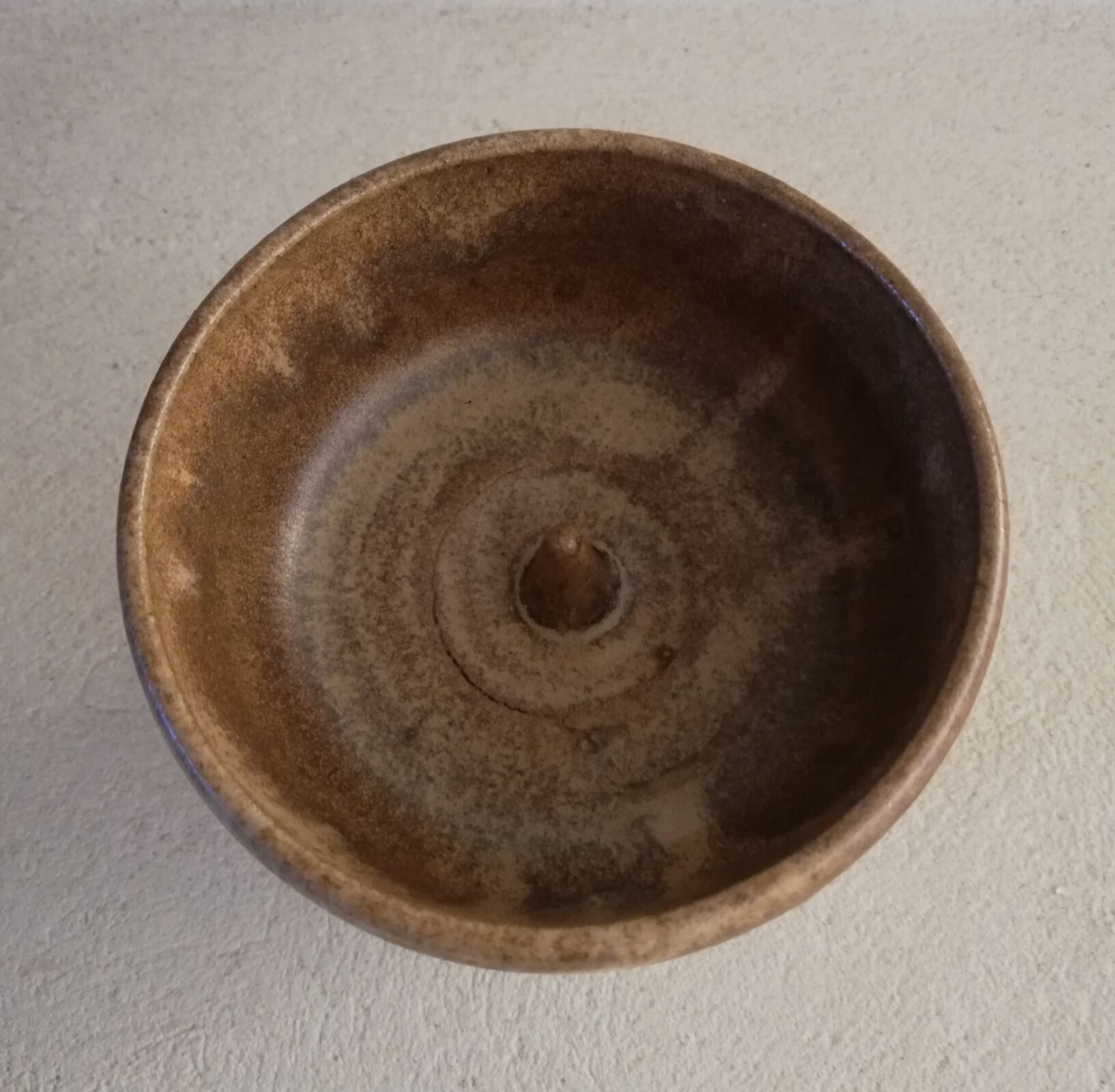 Stoneware candle holder