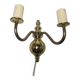 BVS wall lamp with two arms in art deco style