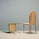 Vintage chairs Maison Jansen Sabot design Alain Delon 1970s