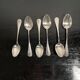 Small silver-plated metal spoons