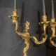 A pair of gilt bronze wall sconces in the chinese style - louis xv style