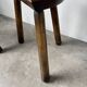 Pair of Le Selou tripod shepherd's stools