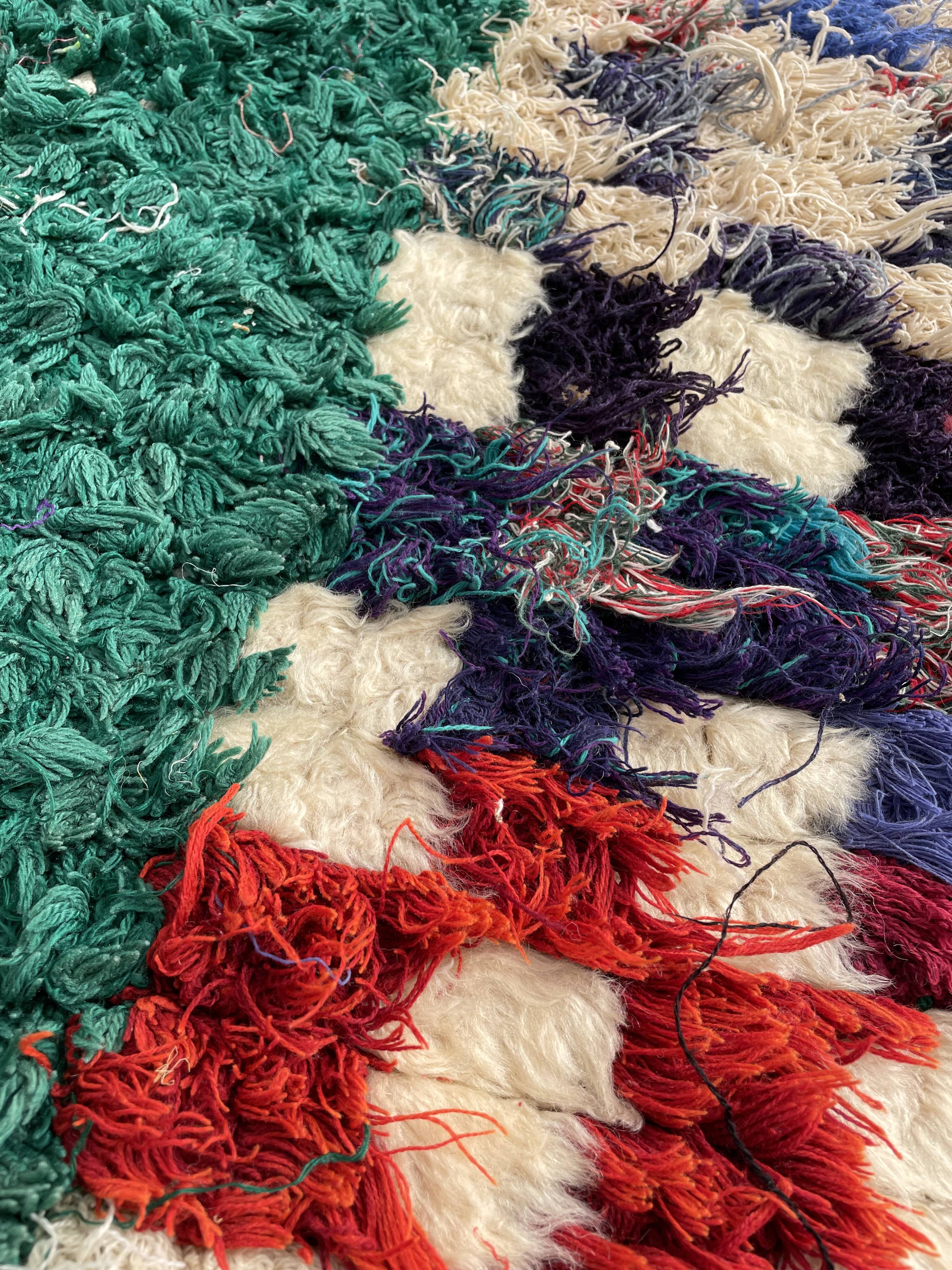 Carpet berbere boucherouite 145x230 cm