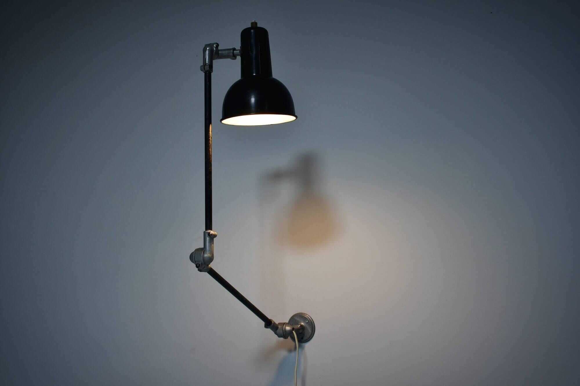 Vintage architect lamp Rijo, Denmark 1950s