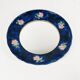 Ceramic wall mirror, Hindelanger-Keramik, Germany, 1960s.