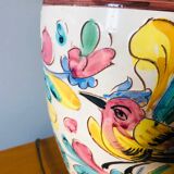 Majolica Italy ceramic lamp base