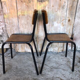 Pair of Mullca 511 chairs
