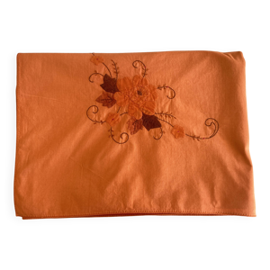 Nappe ancienne décor - coton