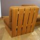 Pair of Vintage 1960s/1970s Free-Form Blonde Wood Armchairs