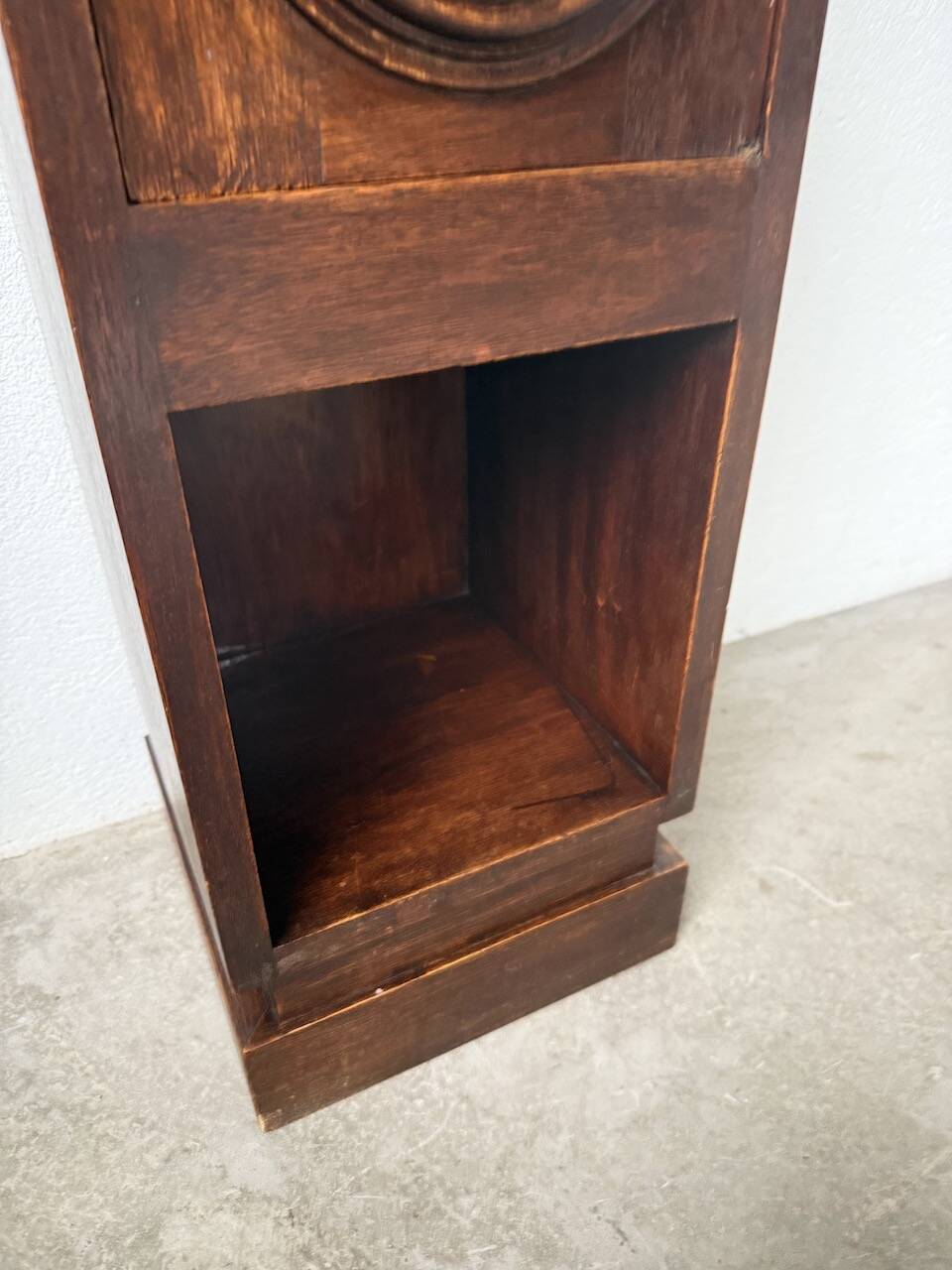 Dudouyt bedside table, oak, 1940.