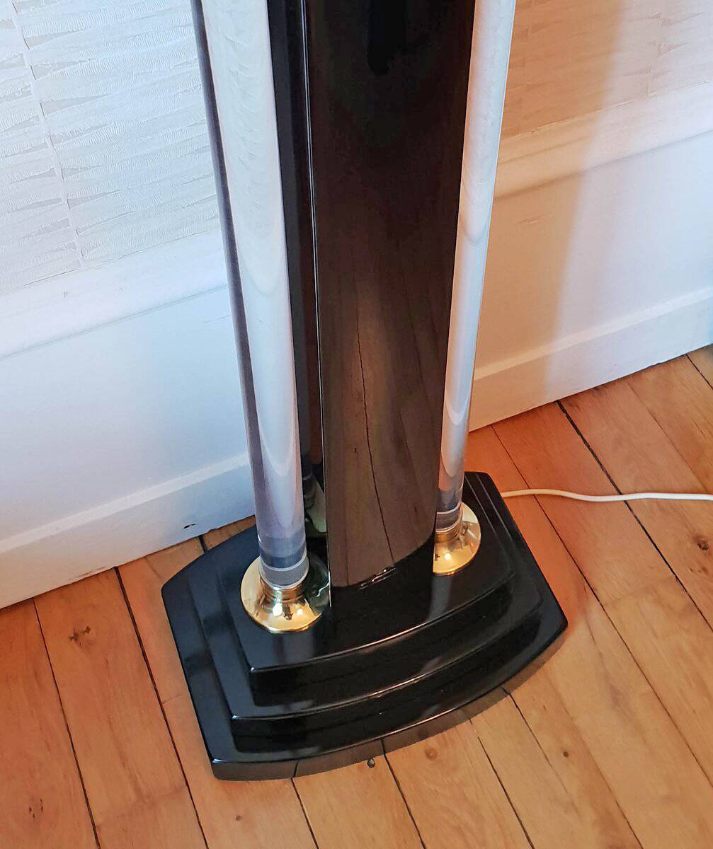 1970 lacquer and lucite floor lamp