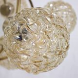 H. Tynell style amber globe chandelier