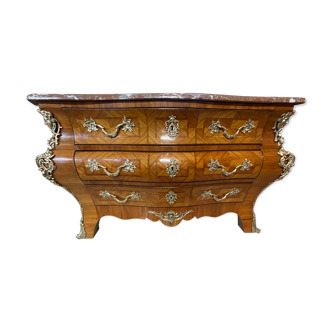 Chest of drawers tomb style Louis XV