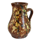 Studio ceramic pitcher with sprayed glazes – circa 1960-70