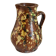 Studio ceramic pitcher with sprayed glazes – circa 1960-70